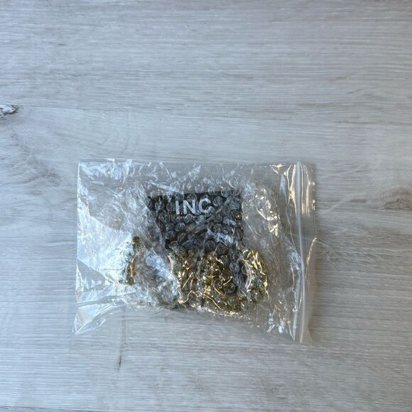 I.n.c. International Concepts Multi Row Crystal Huggie Hoop Earring NWT in packg - Picture 2 of 4